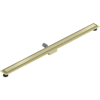 Mexen Flat M13 lineárny žľab 2 v 1 150 cm, kartáčované zlato - 1A10150