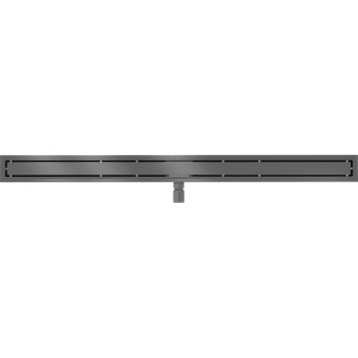 Mexen Flat M13 lineárny žľab 2v1 110 cm, kartáčovaný, sivý - 1E10110