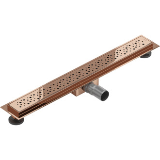 Lineárny odtok Mexen Flat M12 60 cm, ružové zlato - 1621060-15