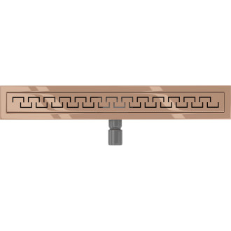 Lineárny odtok Mexen Flat M15 60 cm, ružové zlato - 1624060-15