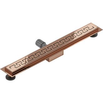 Lineárny žľab Mexen Flat M15 70 cm, ružové zlato - 1624070-15