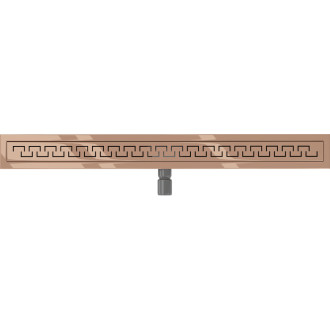 Lineárny odtok Mexen Flat M15 90 cm, ružové zlato - 1624090-15