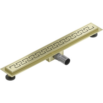Mexen Flat M15 lineárny žľab 50 cm, kartáčované zlato - 1A24050-15