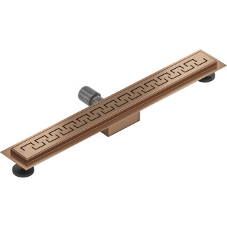 Mexen Flat M15 lineárny žľab 70 cm, kartáčovaná meď - 1C24070-15