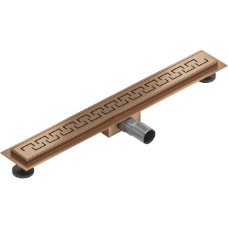 Mexen Flat M15 lineárny žľab 70 cm, kartáčovaná meď - 1C24070-15