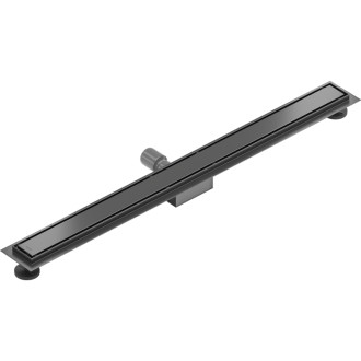 Lineárny žľab Mexen Flat M13 2v1 90 cm, kartáčovaný, sivý - 1E10090-15
