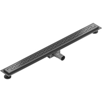 Lineárny odtok Mexen Flat M15 90 cm, kartáčovaný, sivý - 1E24090-15
