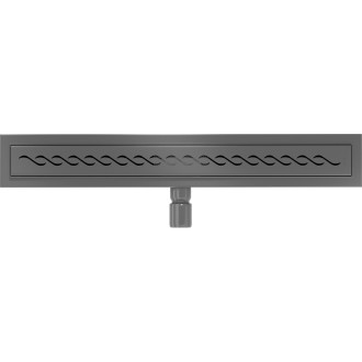 Lineárny odtok Mexen Flat M18 70 cm, kartáčovaný, sivý - 1E23070-15