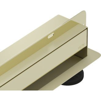 Mexen Flat Wall lineárny stenový odtok 2v1 50 cm, zlatý - 1530050