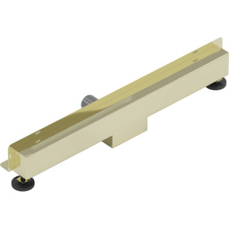 Mexen Flat Wall lineárny stenový odtok 2v1 50 cm, zlatý - 1530050