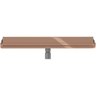 Mexen Flat Wall lineárny stenový odtok 2v1 60 cm, ružové zlato - 1630060