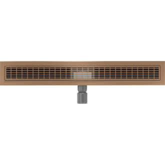 Mexen Flat M33 lineárny žľab 70 cm, kartáčovaná meď - 1C33070-15