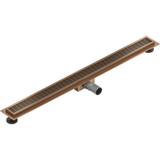 Mexen Flat M33 lineárny žľab 80 cm, kartáčovaná meď - 1C33080-15