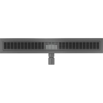 Lineárny odtok Mexen Flat M33 50 cm, kartáčovaný, sivý - 1E33050-15