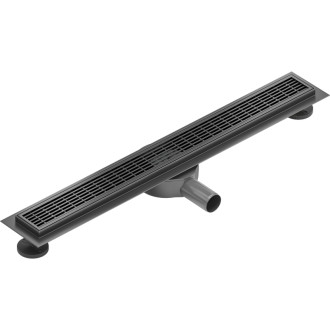 Mexen Flat 360° M33 lineárny otočný odtok 60 cm, kartáčovaná farba pištole gray - 1E33060-40