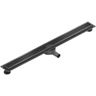 Mexen Flat 360° otočný lineárny odtok M33 80 cm, kartáčovaná farba pištole gray - 1E33080-40