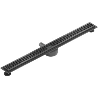 Mexen Flat 360° otočný lineárny odtok M33 100 cm, kartáčovaná farba pištole gray - 1E33100-40