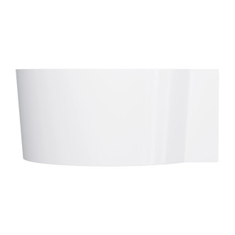 Omnires OVO M+ rohová guľatá vaňa, 120 × 120 cm, biely lesk OVO120WNBP