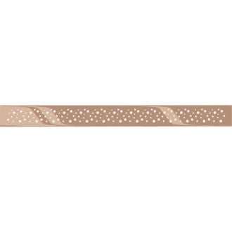 Krytka Mexen Flat M12 pre lineárny žľab 70 cm, ružové zlato - 1621070