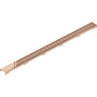 Krytka Mexen Flat M18 pre lineárny žľab 80 cm, ružové zlato - 1623080