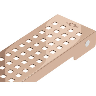 Kryt Mexen Flat M08 pre lineárny žľab 80 cm, ružové zlato - 1625080