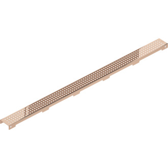 Kryt Mexen Flat M08 pre lineárny žľab 100 cm, ružové zlato - 1625100