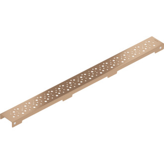 Krytka Mexen Flat M12 pre lineárny žľab 50 cm, kartáčovaná meď - 1C21050
