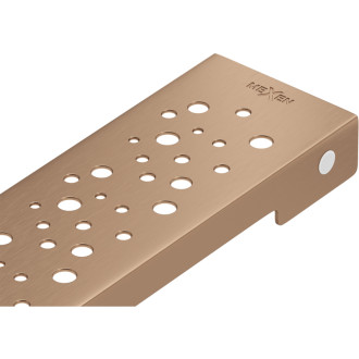 Krytka Mexen Flat M12 pre lineárny odtok 60 cm. Kartáčovaná meď - 1C21060