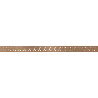 Krytka Mexen Flat M12 pre lineárny žľab 90 cm, kartáčovaná meď - 1C21090