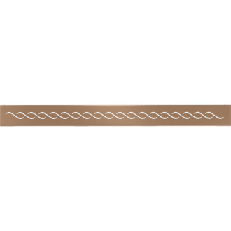 Krytka Mexen Flat M18 pre lineárny žľab 50 cm, kartáčovaná meď - 1C23050