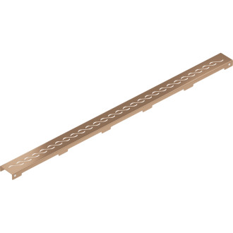 Krytka Mexen Flat M18 pre lineárny žľab 90 cm, kartáčovaná meď - 1C23090