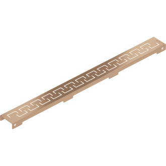 Krytka Mexen Flat M15 pre lineárny žľab 60 cm, kartáčovaná meď - 1C24060