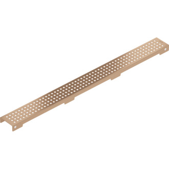 Kryt Mexen Flat M08 pre lineárny žľab 50 cm, kartáčovaná meď - 1C25050