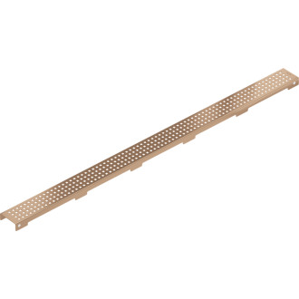 Kryt Mexen Flat M08 pre lineárny žľab 90 cm, kartáčovaná meď - 1C25090