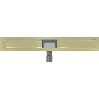 Mexen Ploché teleso pre lineárny žľab 70 cm, kartáčované zlato - 1A15070