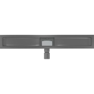 Teleso lineárneho odtoku Mexen Flat 70 cm, kartáčovaná farba pištole gray - 1E15070