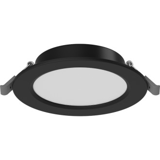 Zapustené LED stropné svietidlo Mexen LDRR, 12 cm, 6 W, neutrálne - 4000 K, 390 lm, čierne - L210-012-0640-70
