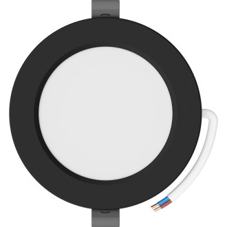 Zapustené LED stropné svietidlo Mexen LDRR, 12 cm, 6 W, neutrálne - 4000 K, 390 lm, čierne - L210-012-0640-70