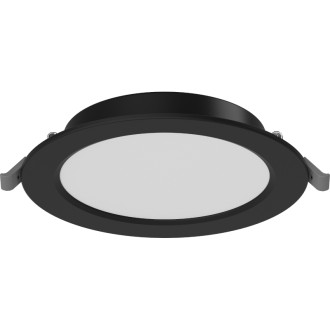Zapustené LED stropné svietidlo Mexen LDRR, priemer 14 cm, 9 W, neutrálna biela - 4000K, 720 lm, čierna - L210-014-0940-70