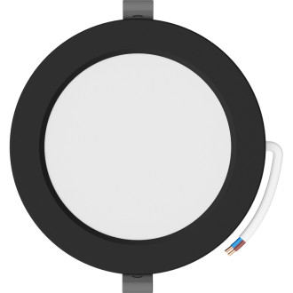 Zapustené LED stropné svietidlo Mexen LDRR, priemer 14 cm, 9 W, neutrálna biela - 4000K, 720 lm, čierna - L210-014-0940-70