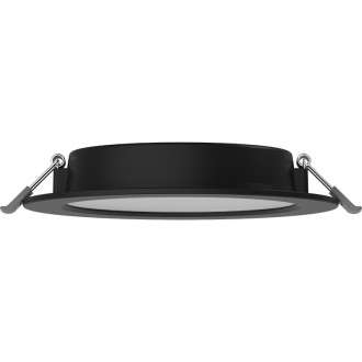 Zapustené LED stropné svietidlo Mexen LDRR, priemer 14 cm, 9 W, neutrálna biela - 4000K, 720 lm, čierna - L210-014-0940-70