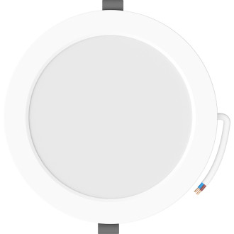 Zapustené LED stropné svietidlo Mexen LDRR, priemer 17 cm, 12 W, studená teplota - 6500 K, 1320 lm, biela - L210-017-1265-20
