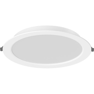 Zapustené LED stropné svietidlo Mexen LDRR, priemer 22 cm, 18 W, neutrálne - 4000K, 1980 lm, biele - L210-022-1840-20