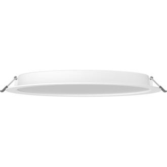 Zapustené LED stropné svietidlo Mexen LDRR, priemer 30 cm, 24 W, neutrálna biela - 4000K, 2640 lm, biela - L210-030-2440-20