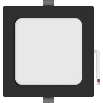 Zapustené LED stropné svietidlo Mexen LDRR 14 x 14 cm, 9W, neutrálne - 4000K, 720 lm, čierne - L211-014-0940-70
