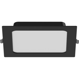Zapustené LED stropné svietidlo Mexen LDRR 17 x 17 cm, 12 W, neutrálne - 4000K, 1320 lm, čierne - L211-017-1240-70
