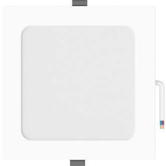 Zapustené LED stropné svietidlo Mexen LDRR 17 x 17 cm, 12 W, studená teplota - 6500K, 1320 lm, biela - L211-017-1265-20