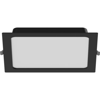 Zapustené LED stropné svietidlo Mexen LDRR 22 x 22 cm, 18 W, studená teplota - 6500K, 1440 lm, čierna - L211-022-1865-70