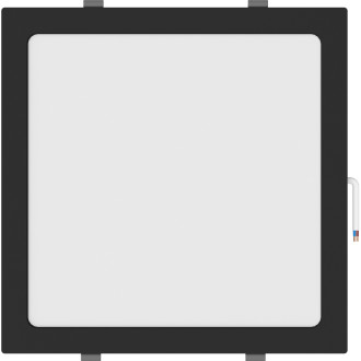 Zapustené LED stropné svietidlo Mexen LDRR 30 x 30 cm, 24W, studená teplota - 6500K, 1920 lm, čierna - L211-030-2465-70