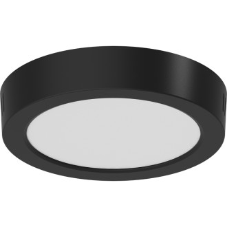 Stropné LED svietidlo Mexen LDSR, prisadené, 17 cm, 12 W, studená teplota - 6500 K, 960 lm, čierne - L212-017-1265-70
